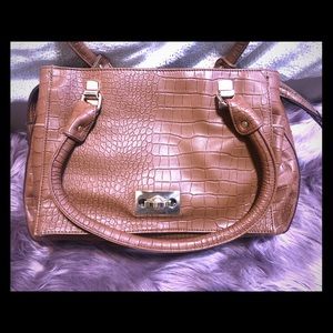 Faux Alligator Purse